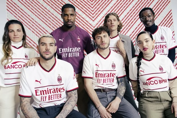 Maillot de Foot AC Milan Brahim 10 Tenue Extérieur 2022/23